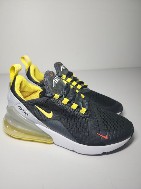 Nike Other - Nike Kids’ Air Max 270 Black Yellow Sz 5.5Y Mesh Athletic Sneaker